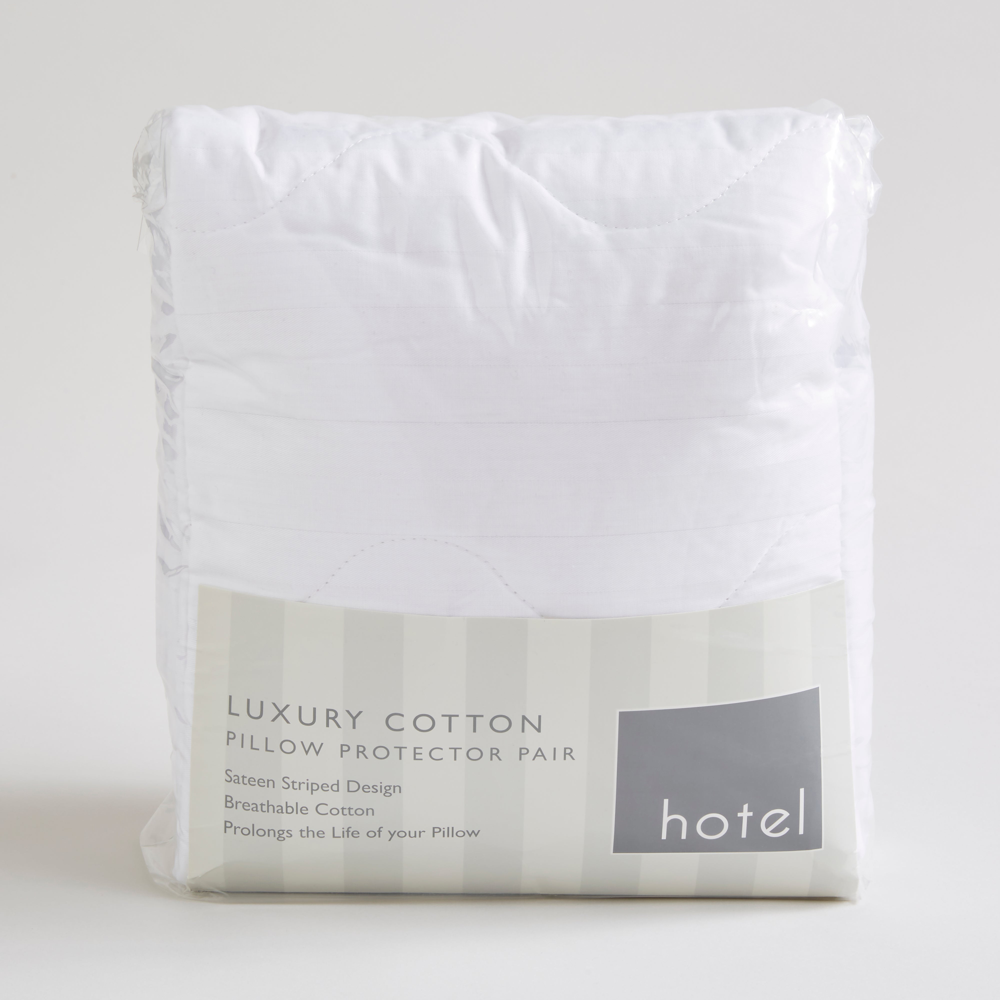 Hotel Luxury Cotton Pillow Protector Pair | Dunelm