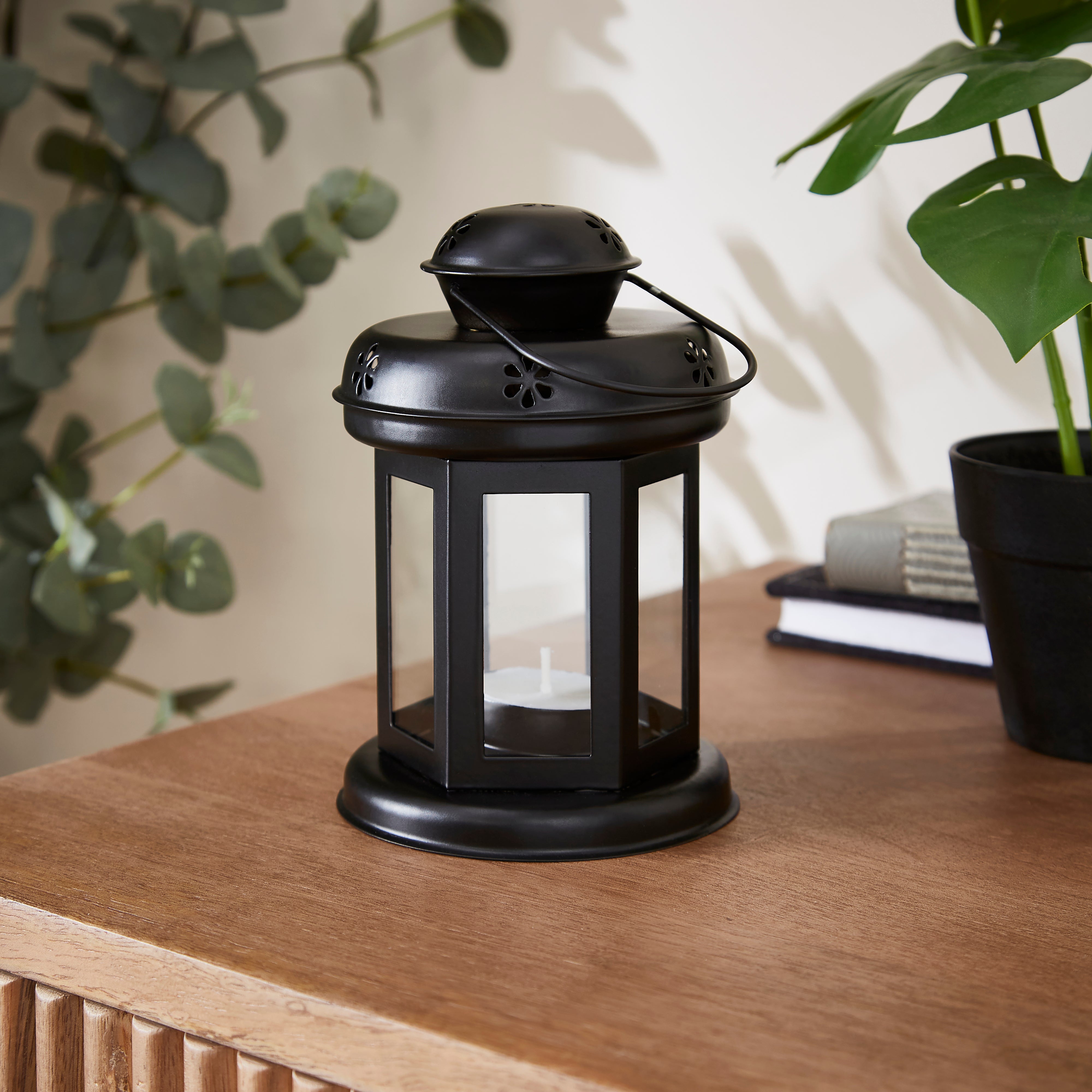 Mini Lantern 15cm Black