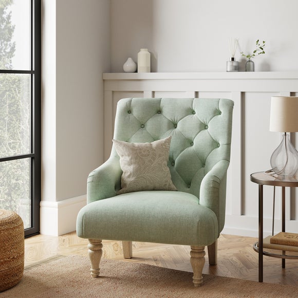 Dunelm deals green armchair