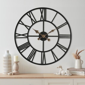 Skeleton Wall Clock 70cm