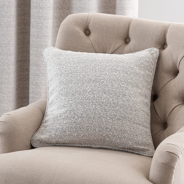 Woodhouse Boucle Grey Cushion | Dunelm
