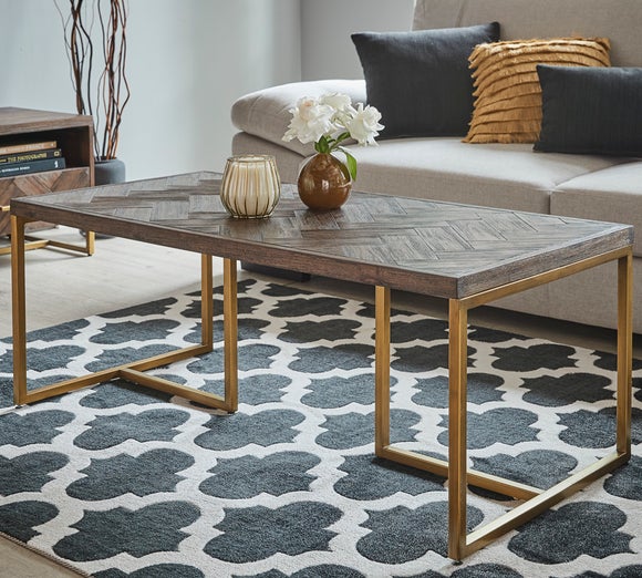 Dunelm deals gold table