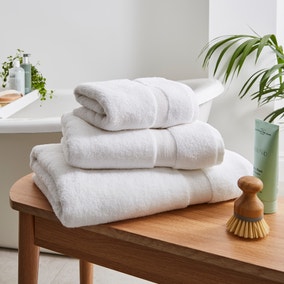 White Ultra Soft Cotton Recycled Towel