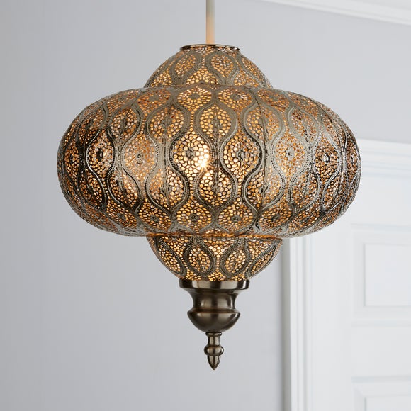 Moroccan lampshade store dunelm