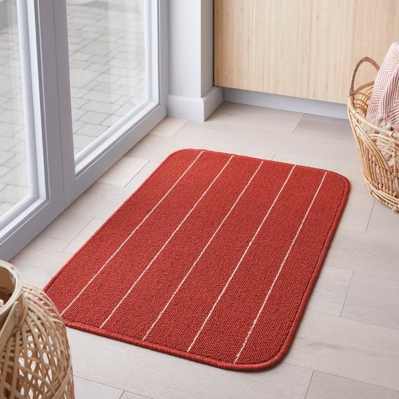 Practimat Theo Stripe Washable Rug Dunelm