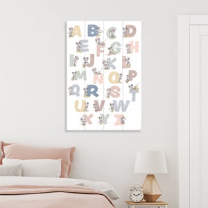 The Art Group Mickey And Friends Wooden Wall Art