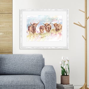 The Art Group Highland Herd Framed Print