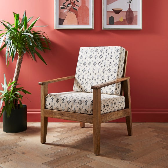 Dunelm discount navy chair