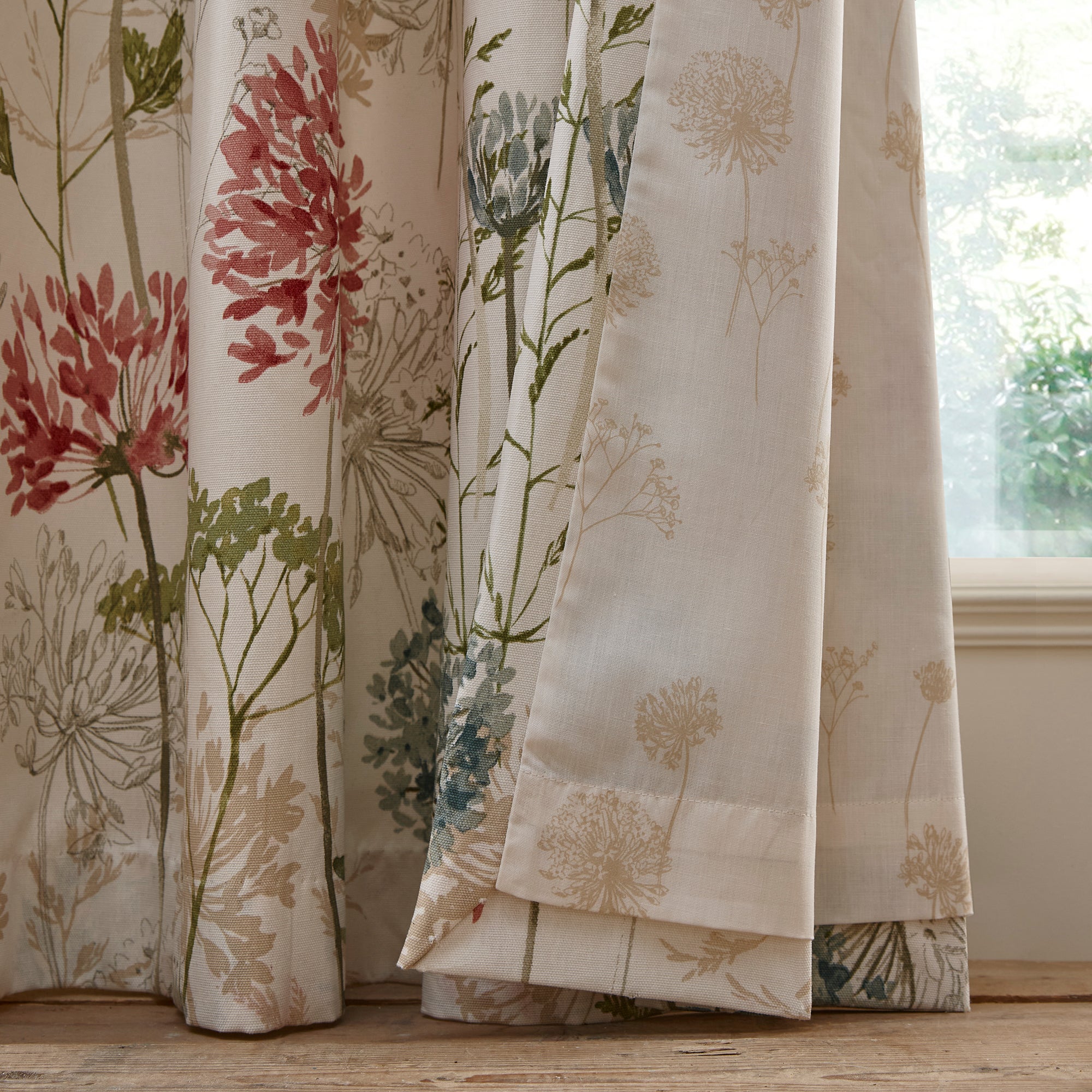 Country Meadow Eyelet Curtains | Dunelm