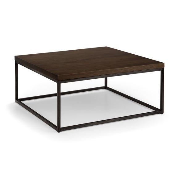 View Brooklyn Square Coffee Table- Dark Oak View Brooklyn Square Coffee Table- Dark Oak