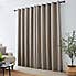 Churchgate Dogtooth Natural Grey Eyelet Curtains  undefined