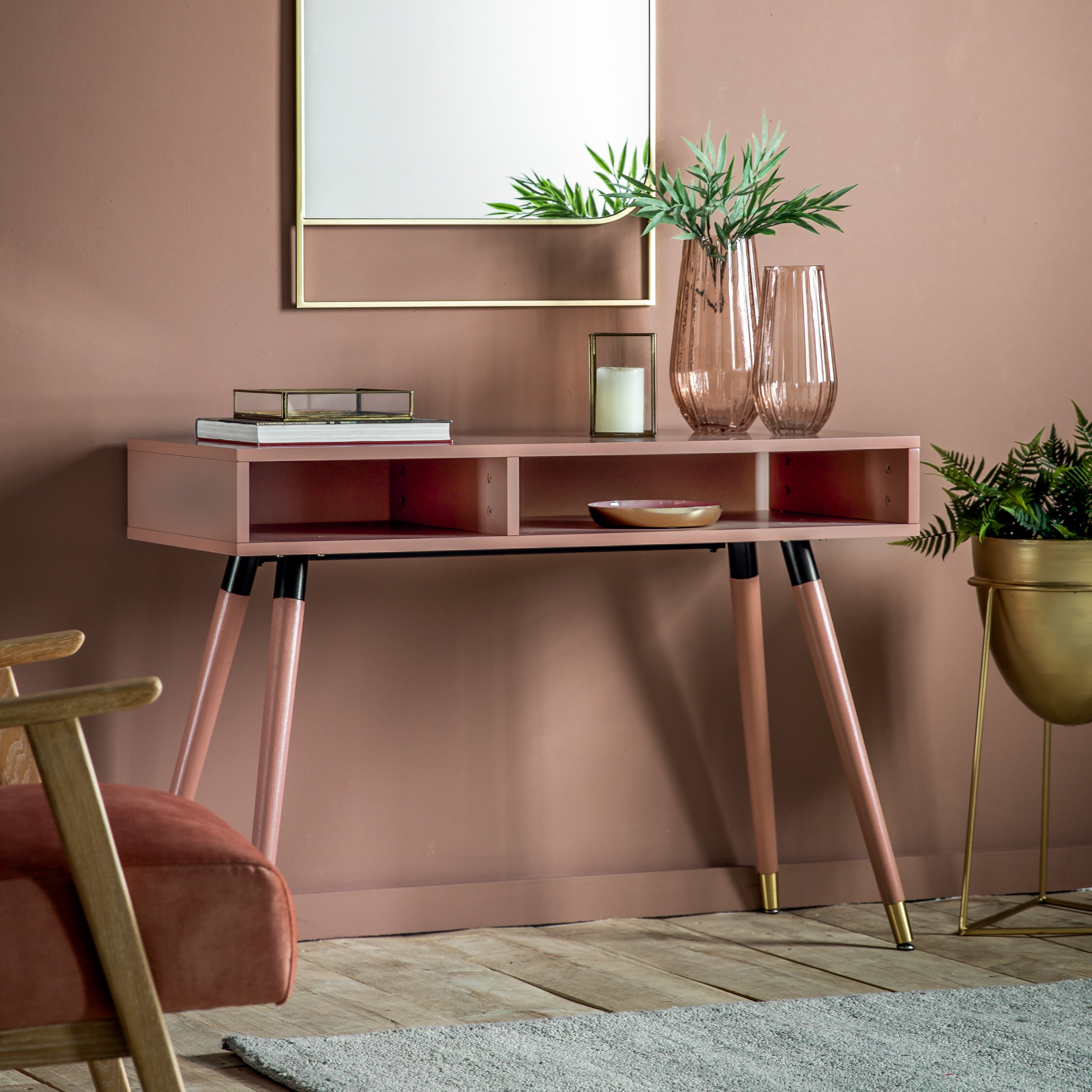 Whittier Console Table Pink