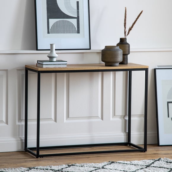 Silver console on sale table dunelm