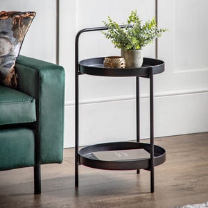 Cedar & Sage Bath Side Table- Iron