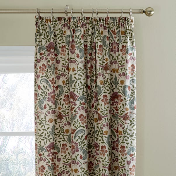 Ruskin Natural Pencil Pleat Curtains  undefined