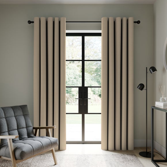 Berlin Blackout Eyelet Curtains | Dunelm