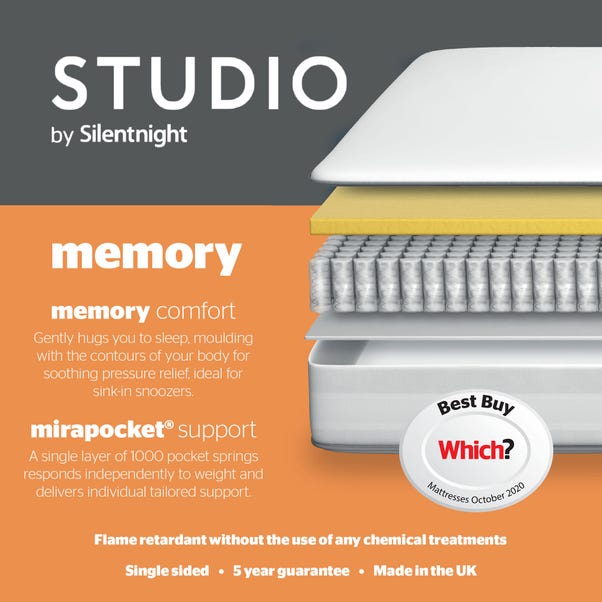 Silent Night S Memory 1000 Pocket Sprung Mattress Dunelm silent-night-s-memory-1000-pocket-sprung-mattress-dunelm