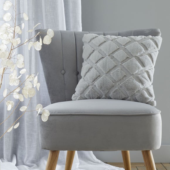 Click to view product details and reviews for Catherine Lansfield Cosy Diamond Cushion.