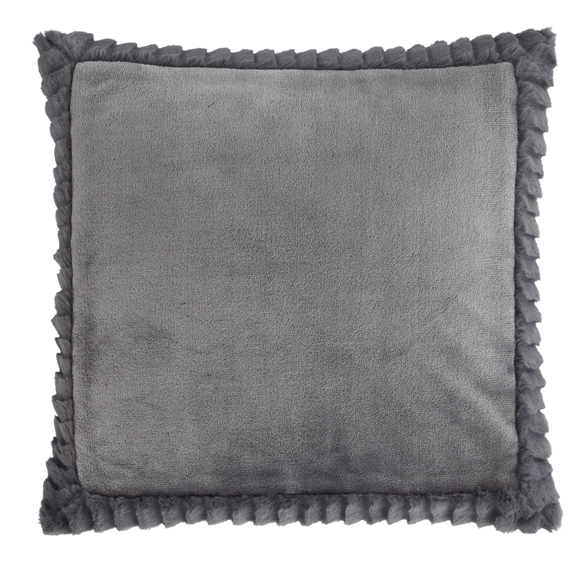 Catherine Lansfield Faux Velvet Cushion | Dunelm