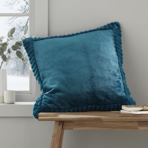 Dunelm shop turquoise cushions