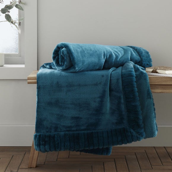 Dunelm large throws sale