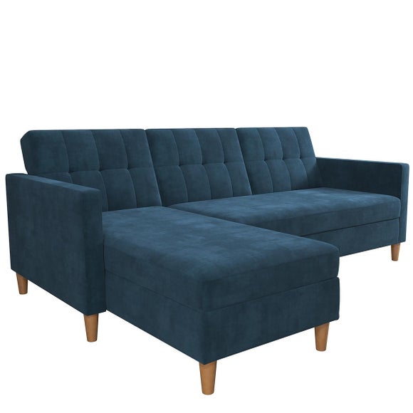 Hartford Chenille Corner Double Sofa Bed