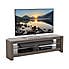 Calibre Wide TV Stand 140cm, Oak Effect Calibre Grey