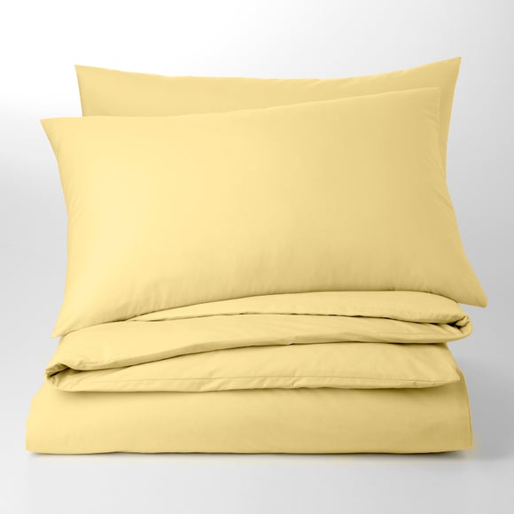 Pure Cotton Plain Dye Duvet Cover Dunelm