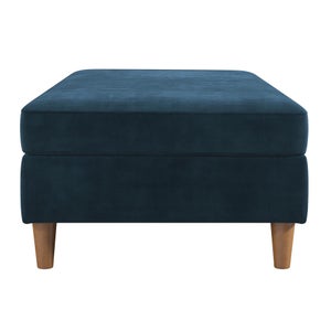Hartford Chenille Storage Ottoman