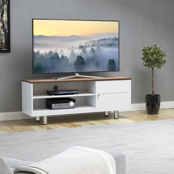 AVF White Sands Wide TV Stand for TVs up to 60” image 1 of 7