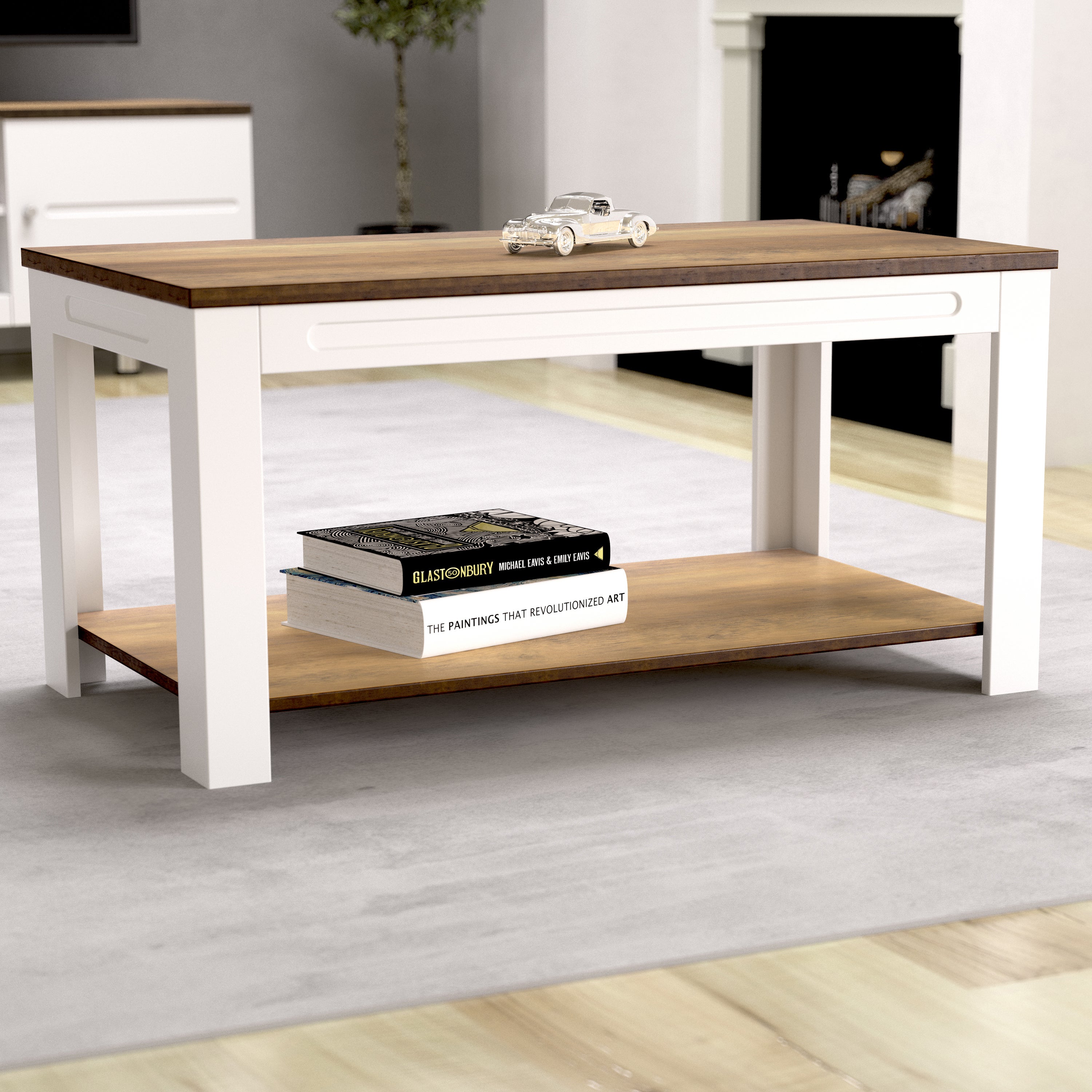 White Sands Coffee Table Whitebrown