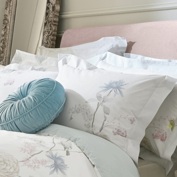 Holly Willoughby Nia Floral Pastel Cotton Oxford Pillowcase image 1 of 3