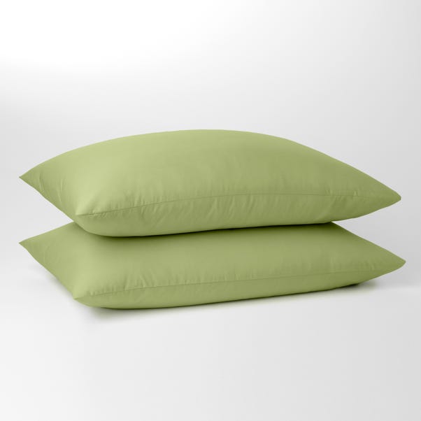 Pure Cotton Standard Pillowcase Pair Fern