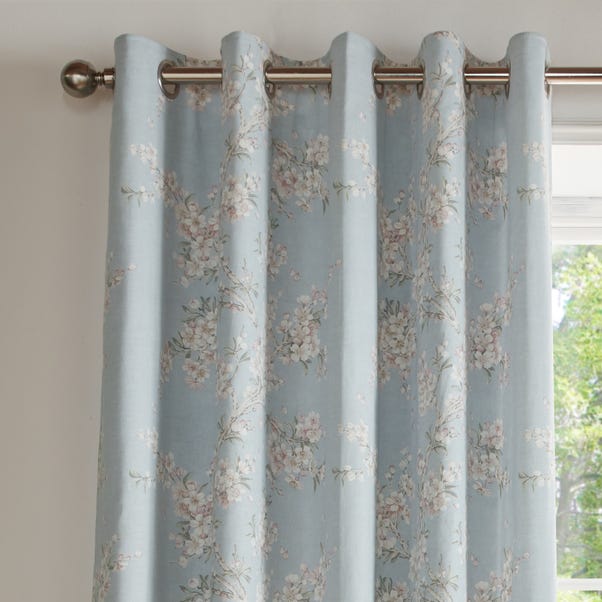 Holly Willoughby Loulia Blue Eyelet Curtains image 1 of 3