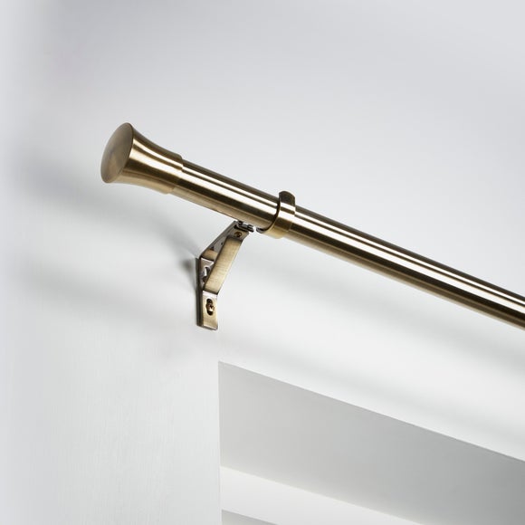 Trumpet Extendable Metal Eyelet Curtain Pole