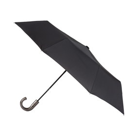 totes Automatic Silver Crook Handle Umbrella
