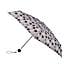 totes Xtra Strong Grey Spots Mini Umbrella Black and white