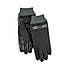 totes Mens Isotoner Smartouch Quilted Gloves Black undefined