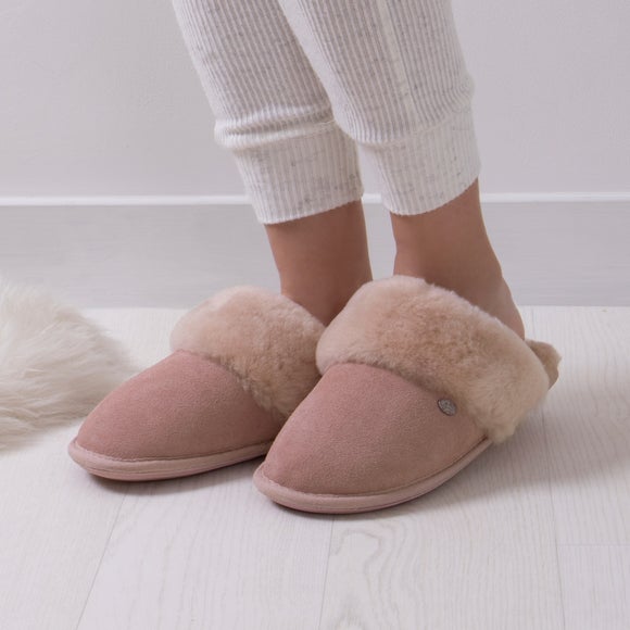 Ladies duchess sheepskin on sale slippers