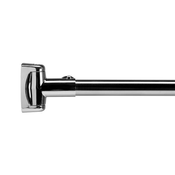 Premium Extendable Curved Stainless Steel Shower Rail image 1 of 4