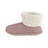 totes Isotoner Bobble Ladies Slipper Boots Pink undefined