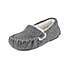 totes Isotoner Faux Fur Lined Felt Ladies Moccasin Slippers Grey undefined