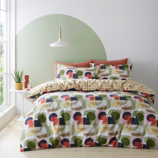 Mickey Mouse Multicoloured Duvet Cover & Pillowcase Set image 1 of 7