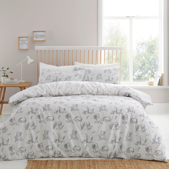 Disney Winnie The Pooh Natural Duvet Cover Pillowcase Set