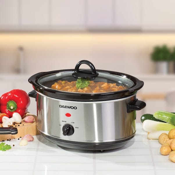 3.5L Stainless Steel Slow Cooker image 1 of 7