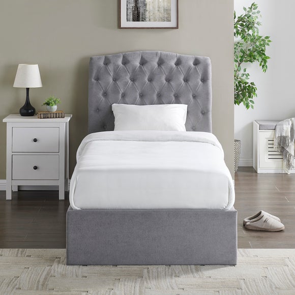 Rosa Storage Bed Grey
