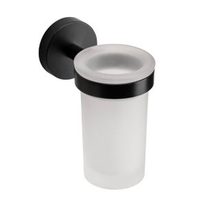 Epsom Flexi-fixtm Matt Black Tumbler & Holder