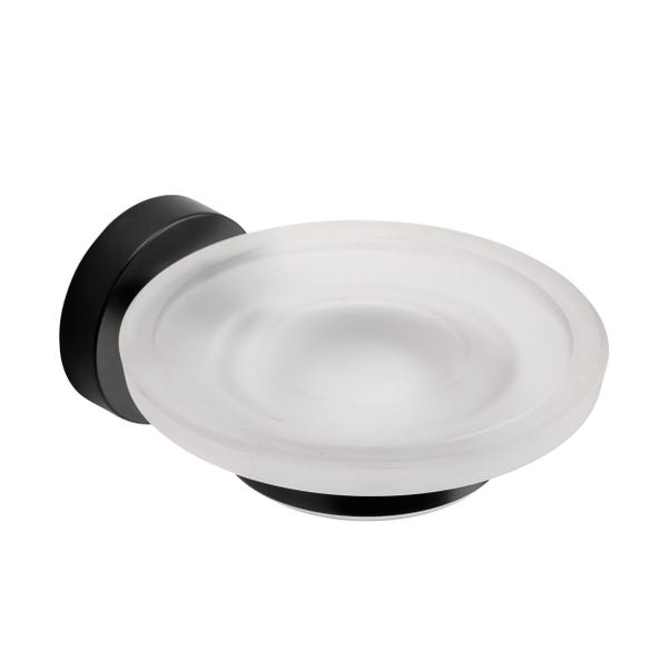 Epsom Flexi-FixTM Matt Black Soap Dish & Holder image 1 of 5