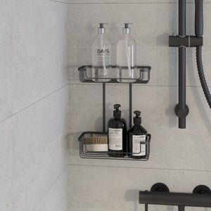 Rust-free 2 Tier Cosmetic Caddy