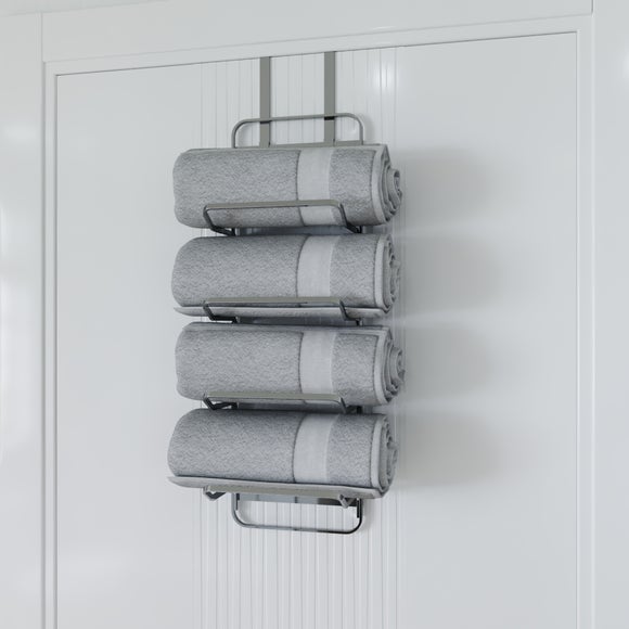 Towel hanger deals door